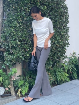 ALEXIA STAMさん（レディース・157cm）の夏コーディネート