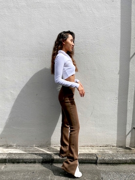 ALEXIA STAMさん（レディース・163cm）の秋コーディネート