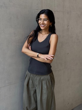 ALEXIA STAMさん（レディース・157cm）の夏コーディネート