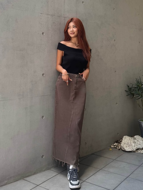 アリシアスタン　Off The Shoulder Knit Top Off The Shoulder Knit Top | ALEXIA STAM