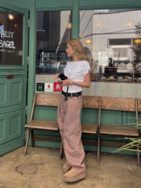 ALEXIA STAMさん（レディース・160cm）の夏コーディネート