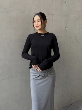 ALEXIA STAMさん（レディース・163cm）の夏コーディネート