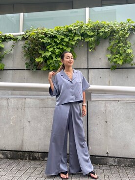 ALEXIA STAMさん（レディース・154cm）の夏コーディネート