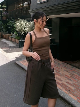 「ALEXIA STAM（アリシアスタン）のアイテム」を使った、ALEXIA STAMさん（レディース・157cm）の春コーディネート