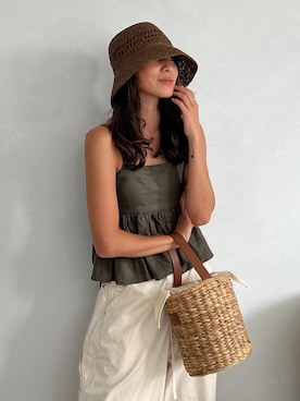 ALEXIA STAMさん(レディース・163cm)の夏コーディネート