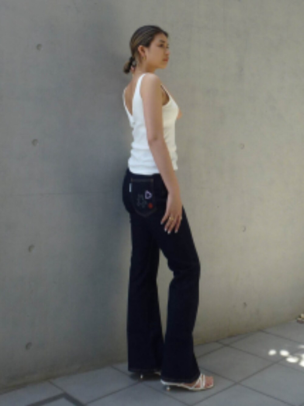 ALEXIA STAM（アリシアスタン）の「Stretch Flare Denim Pants