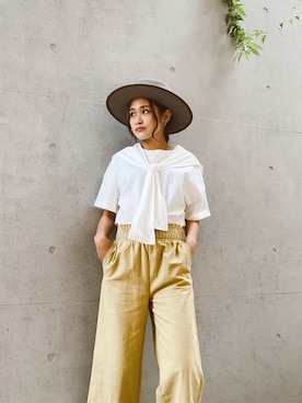 ALEXIA STAMさん(レディース・163cm)の夏コーディネート