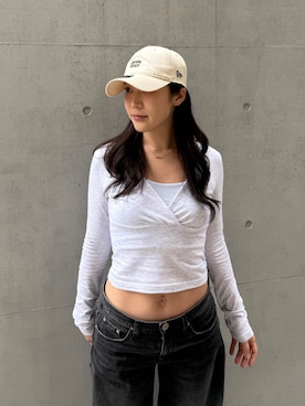 「ALEXIA STAM（アリシアスタン）のアイテム」を使った、ALEXIA STAMさん（レディース・159cm）の春コーディネート