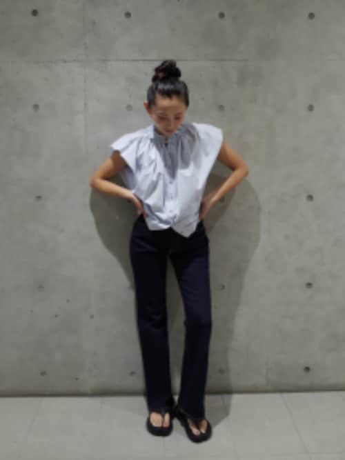 アリシアスタン Flare Denim Pants/バックステッチフレアデニム ALEXIA STAM（アリシアスタン）の「Stretch Flare Denim Pants