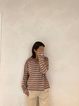 ALEXIA STAMさん（レディース・154cm）の秋コーディネート