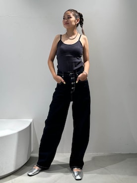 「アイテム（キャミソール）」を使った、ALEXIA STAMさん（レディース・163cm）の夏コーディネート