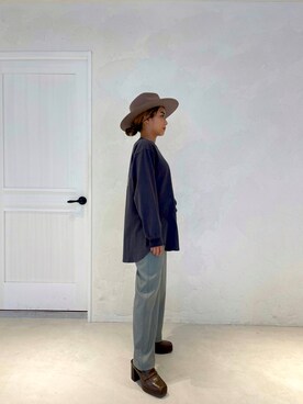 ALEXIA STAMさん（レディース・160cm）の秋コーディネート