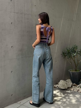 ALEXIA STAMさん（レディース・164cm）の夏コーディネート