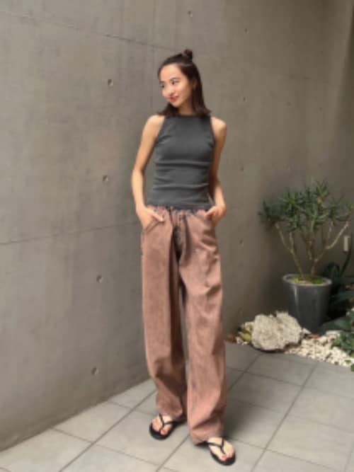 Wellness Pigment Dyed Tank Top/ウェルネス ウォッシュドカラー