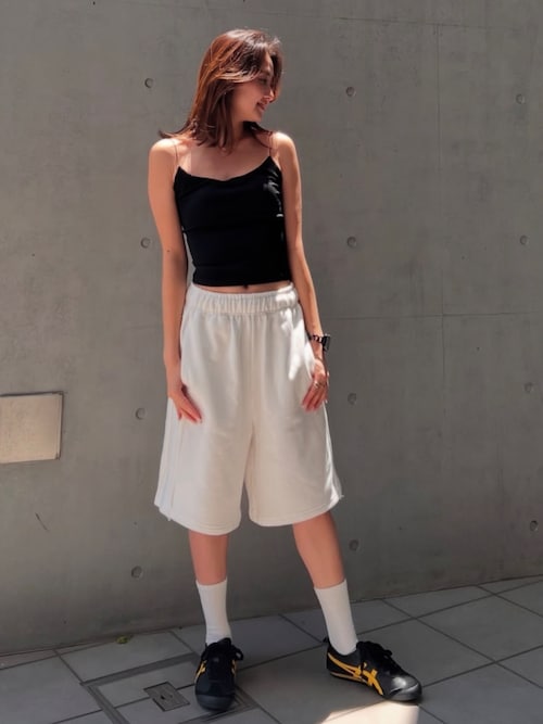 Wellness Spaghetti Strap Padded Camisole /UVカットパッドin