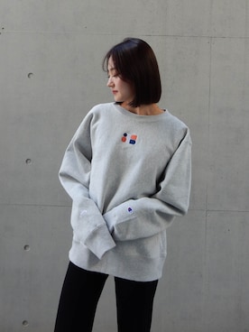 「Champion」｜ALEXIA STAMさん（レディース・156cm）の秋コーディネート