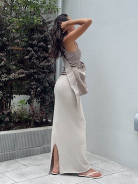 ALEXIA STAMさん（レディース・163cm）の夏コーディネート