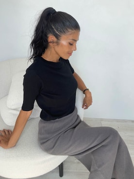 ALEXIA STAMさん（レディース・157cm）の夏コーディネート