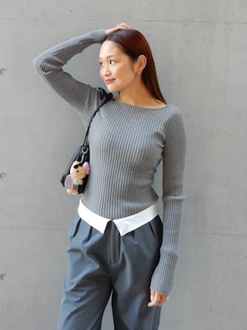 ALEXIA STAMさん（レディース・163cm）の秋コーディネート