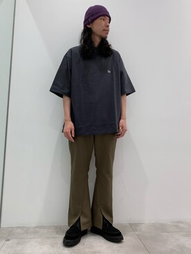 「URBAN RESEARCH（アーバンリサーチ）のアイテム（スラックス）」を使った、KOKUBOさん（メンズ・168cm）の夏コーディネート