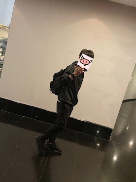 「NEW ERA（ニューエラ）のアイテム（ジャケット/アウター）」を使った、ほむらんさん（メンズ・164cm）の秋コーディネート