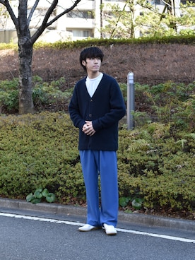 吉沢成夏（ヨシザワセナ）さん（メンズ・180cm）の冬コーディネート