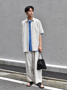 吉沢成夏（ヨシザワセナ）さん（メンズ・180cm）の夏コーディネート