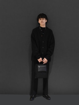 吉沢成夏（ヨシザワセナ）さん（メンズ・180cm）の冬コーディネート