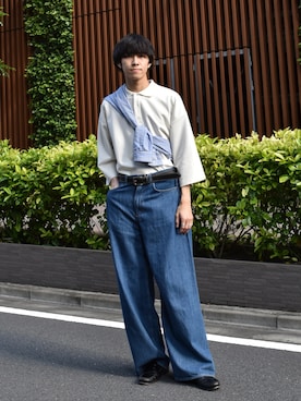 吉沢成夏（ヨシザワセナ）さん（メンズ・180cm）の夏コーディネート