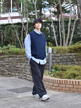 吉沢成夏（ヨシザワセナ）さん（メンズ・180cm）の冬コーディネート