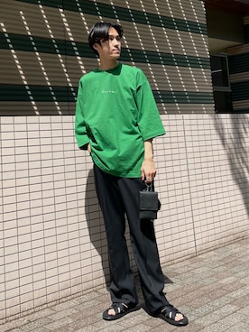 吉沢成夏（ヨシザワセナ）さん（メンズ・180cm）の夏コーディネート