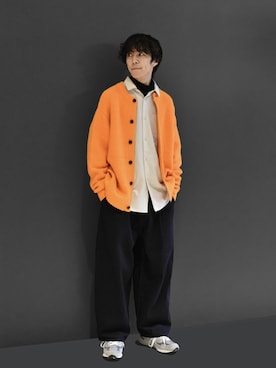 吉沢成夏（ヨシザワセナ）さん（メンズ・180cm）の冬コーディネート