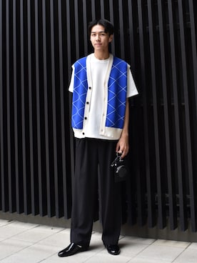 吉沢成夏（ヨシザワセナ）さん（メンズ・180cm）の夏コーディネート