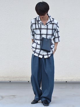 「UNIIT（ユニット）のアイテム」を使った、おやすみくん💤さん（メンズ・170cm）の夏コーディネート