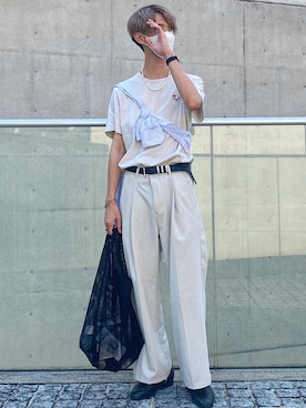 おやすみくん💤さん（メンズ・170cm）の夏コーディネート