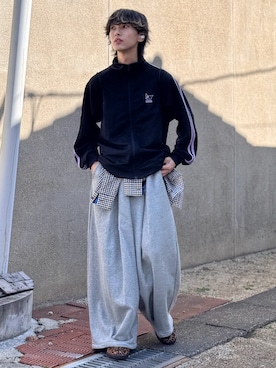 「FCMM（エフシーエムエム）のアイテム」を使った、おやすみくん💤さん（メンズ・170cm）の春コーディネート