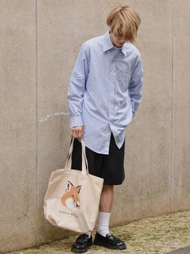 「NOISE MAKER（ノイズメーカー）のアイテム（パンツ）」を使った、おやすみくん💤さん（メンズ・170cm）の夏コーディネート