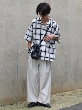 「UNITのアイテム」を使った、おやすみくん💤さん（メンズ・170cm）の秋コーディネート