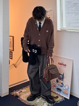 おやすみくん💤さん（メンズ・170cm）の春コーディネート