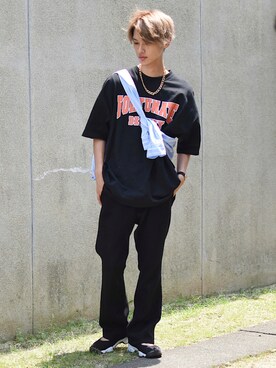 おやすみくん💤さん（メンズ・170cm）の夏コーディネート