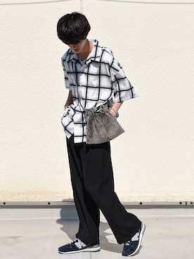 「UNIIT（ユニット）のアイテム」を使った、おやすみくん💤さん（メンズ・170cm）の夏コーディネート