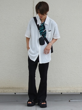 おやすみくん💤さん（メンズ・170cm）の夏コーディネート