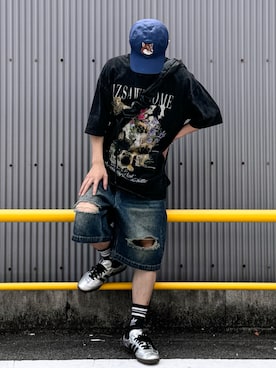 おやすみくん💤さん（メンズ・170cm）の夏コーディネート