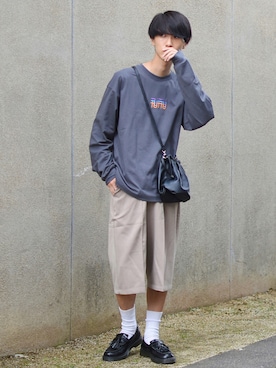 「TUTTU（トゥトゥ）のアイテム」を使った、おやすみくん💤さん（メンズ・170cm）の秋コーディネート