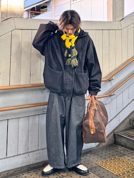 おやすみくん💤さん（メンズ・170cm）の冬コーディネート