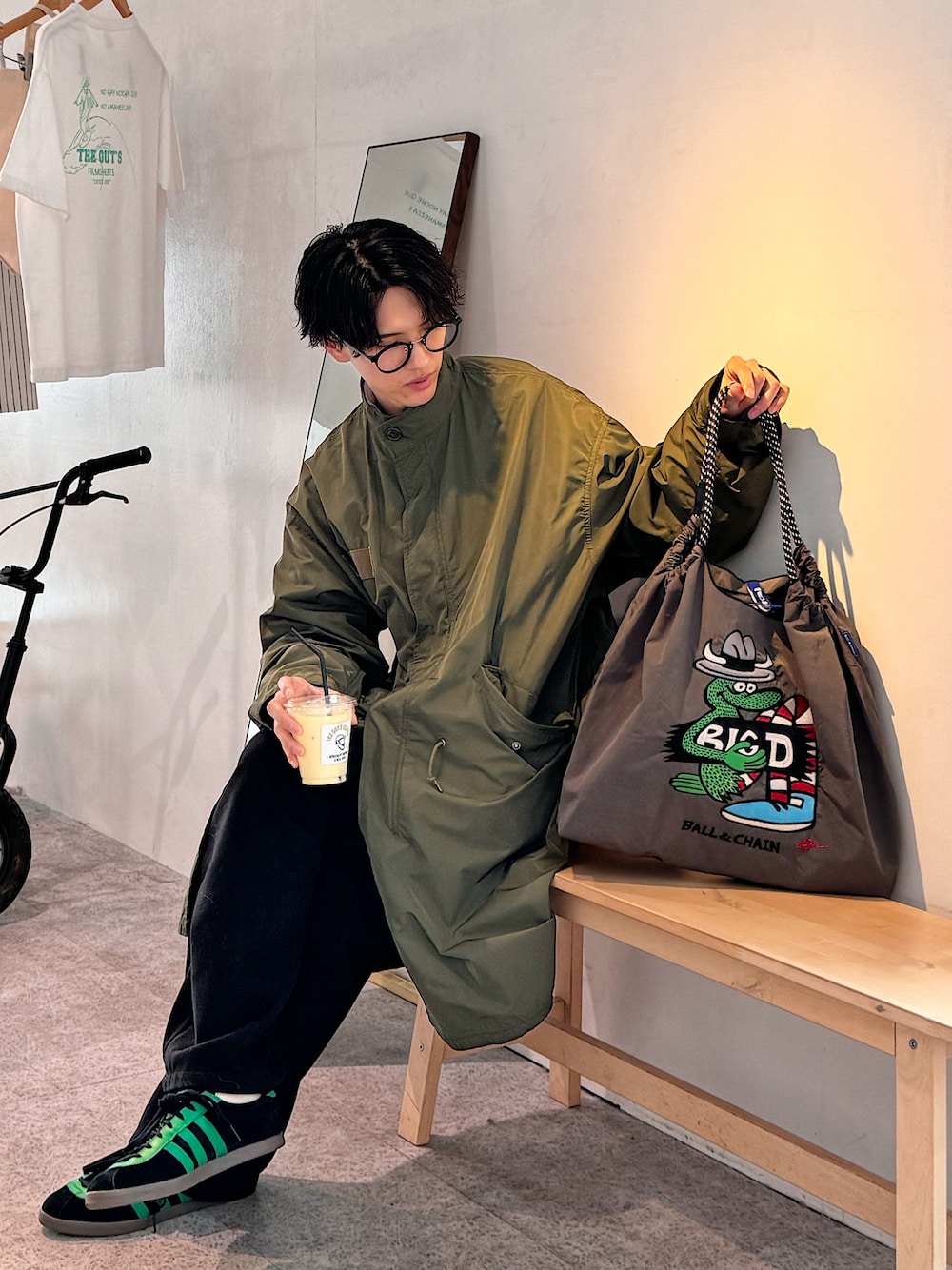 おやすみくん💤｜Ball&Chainのバッグを使ったコーディネート - WEAR