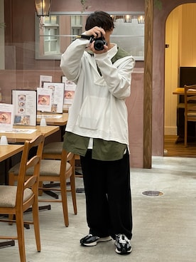 おやすみくん💤さん（メンズ・170cm）の春コーディネート