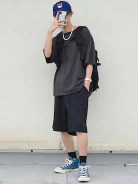 おやすみくん💤さん（メンズ・170cm）の夏コーディネート