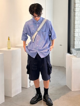 「NIDO（ニド）のアイテム」を使った、おやすみくん💤さん（メンズ・170cm）の夏コーディネート