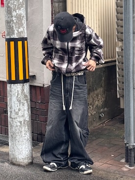 「アイテム（ショルダーバッグ）」を使った、おやすみくん💤さん（メンズ・170cm）の秋コーディネート